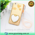 Factory price mirror heart design custom case for xiaomi mi5 tpu back cover